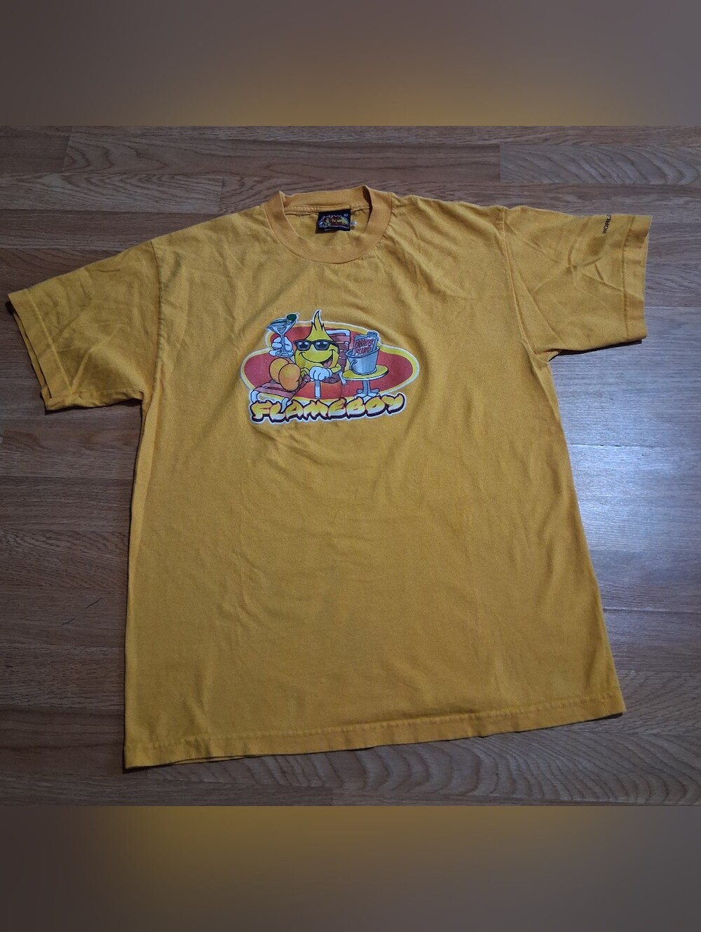 Yellow Graphic Short Sleeve Tee